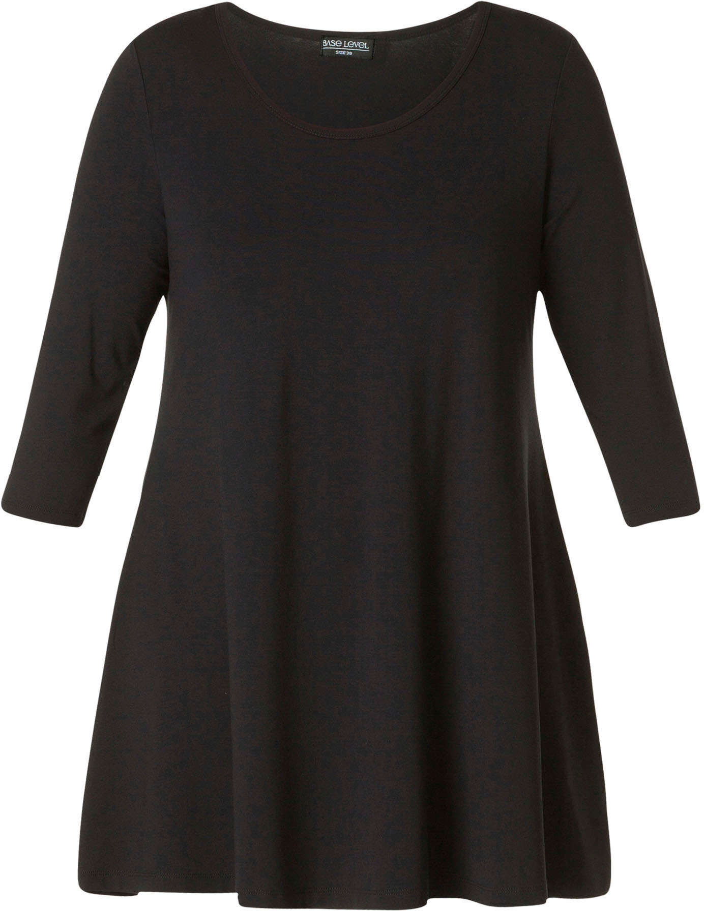 Base Level Curvy Tunikashirt »Aria«, mit Rundhalsausschnitt